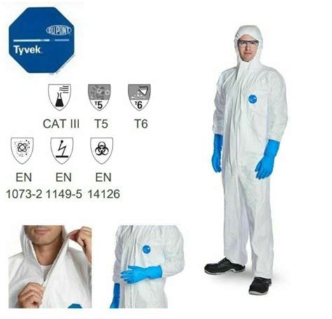 Tuta Protezione Tyvek En Categoria Dpi Iii M L Xl Xxl Monouso