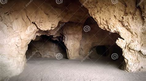 Cave Or Cavern With Several Tunnel Passageways Stock Image Image Of Tunnels Cave 291339759