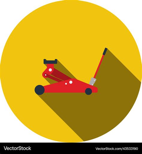 Hydraulic Jack Icon Royalty Free Vector Image Vectorstock