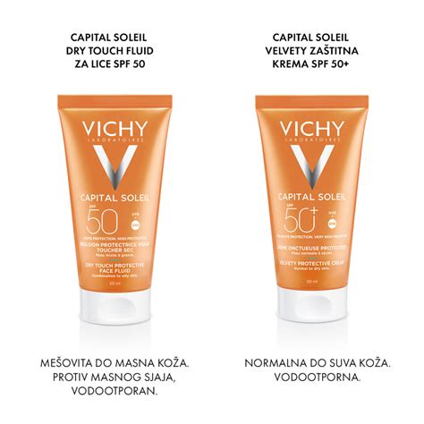 Vichy Capital Soleil Dry Touch Fluid za mešovitu i masnu kožu lica SPF