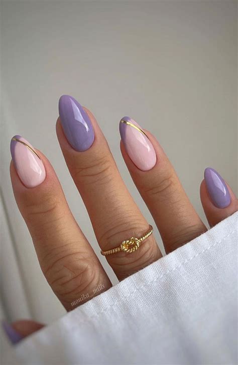 40 Expressive Fall Nail Art Designs To Flaunt Soft Purple Nail Art