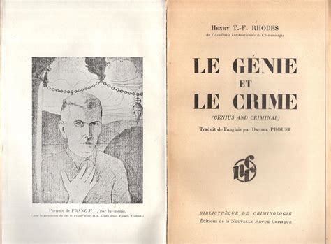 Le Génie et le crime Genius and criminal Traduit de l anglais par