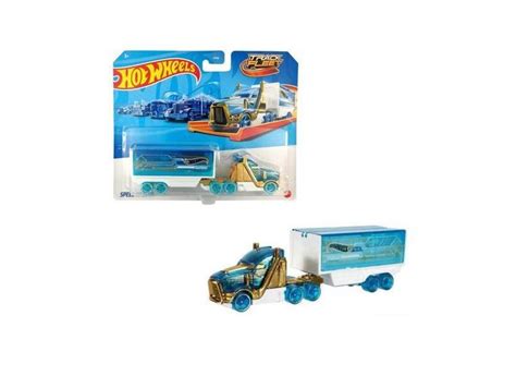 Caminhão Em Miniatura Hot Wheels Speed Hauler Track Fleet Mattel o Melhor Preço é no Zoom