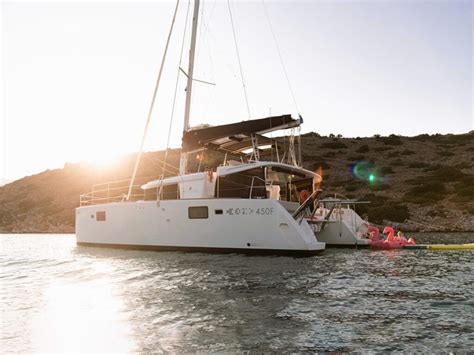 Private Catamaran Cruises From Agios Nikolaos Elounda Snami Travel