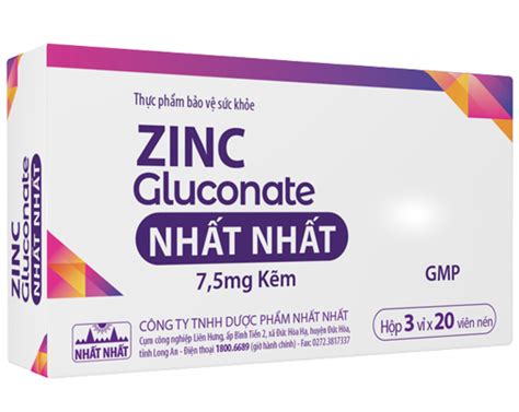 ZINC GLUCONATE NHẤT NHẤT