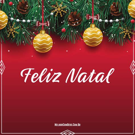 Desejo que o seu Natal seja abençoado Feliz Natal