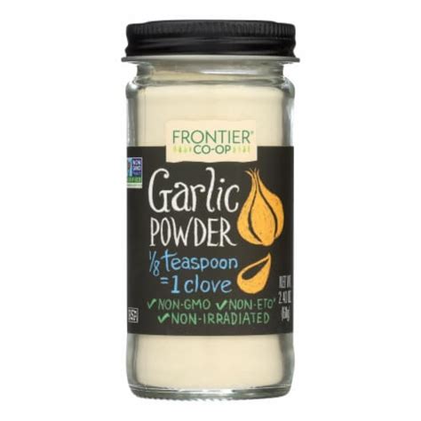 Frontier Natural Products Co Op Garlic Powder 2 4 Oz 2 4 OZ Frys