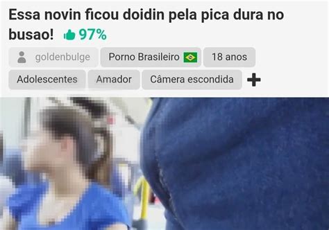 Mulher Assediada No Nibus E V Deo Vai Parar Em Site Porn Estou Sem Ch O