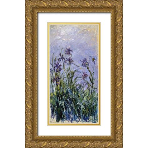 Monet Claude X Gold Ornate Wood Framed With Double Matting Museum