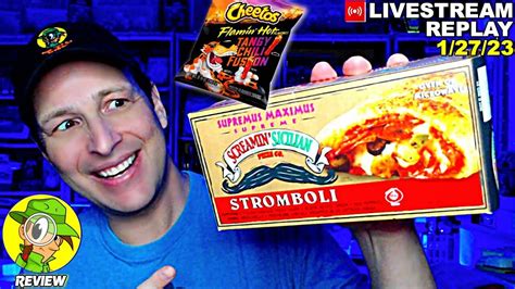 Screamin' Sicilian® SUPREME STROMBOLI Review 😱🍕 Livestream Replay 1.27. ...