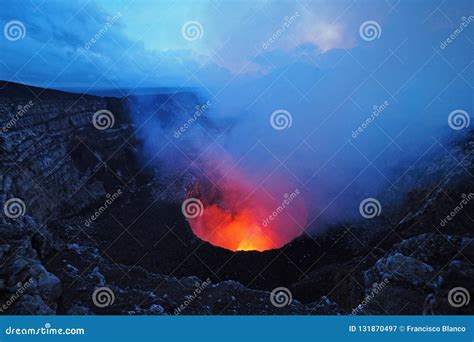 Masaya Volcano, Masaya, Nicaragua, Central America. Stock Image - Image ...