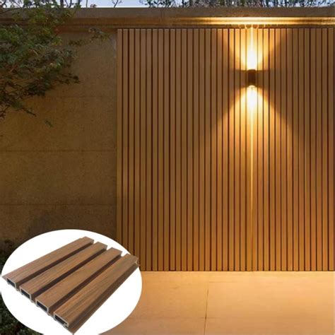 Exterior Modern Art Decorative Cladding Sheet Outdoor Pvc D Wall Wpc