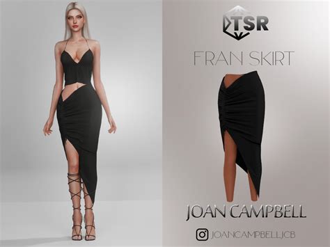 The Sims Resource Fran Skirt Sims 4 Mods Clothes Sims 4 Clothing