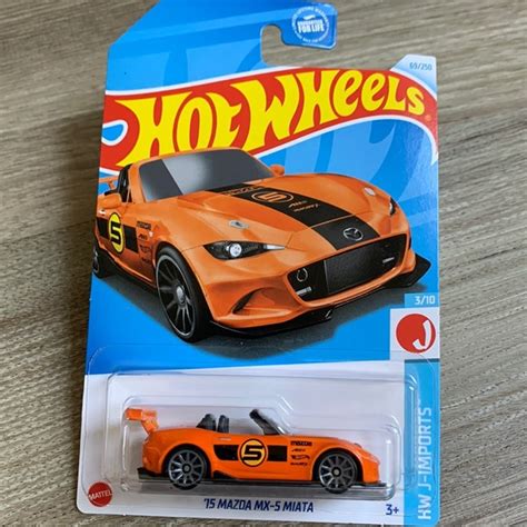 Toys Hot Wheels Car Mazda Mx Miata Hw J Imports Hotwheels