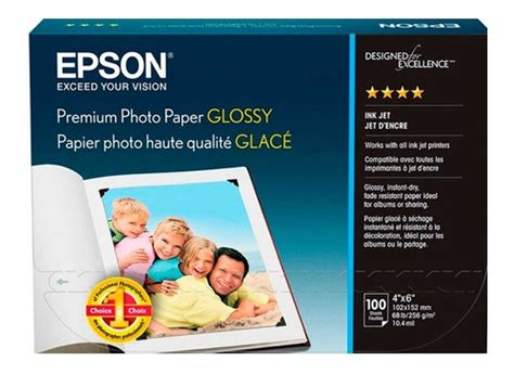 Papel Fotografico Epson Premium Photo Paper Glossy 260 Grm Envío Gratis