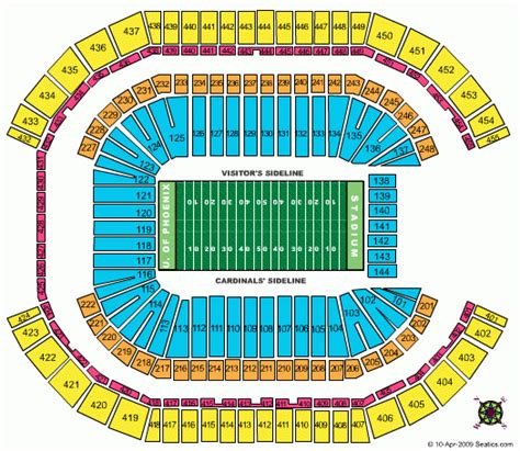 Arizona Cardinals Stadium Seating Map | Awesome Home