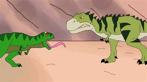 Tarbosaurus Vs Carnotaurus Jw Horrid Henry Style By Francoraptor2018