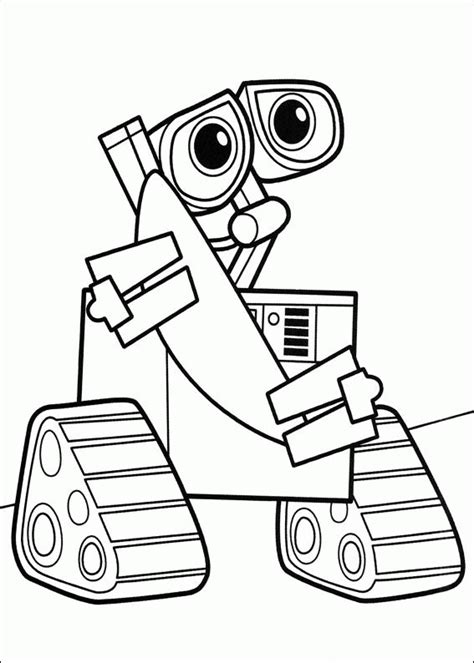 Wall E Coloring Pages