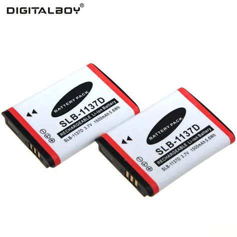 Digital Boy 2pcs SLB 1137D SLB 1137D SLB1137D Battery For Samsung I85