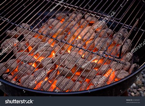 Barbecue Grill And Hot Coal Stock Photo 61849201 : Shutterstock