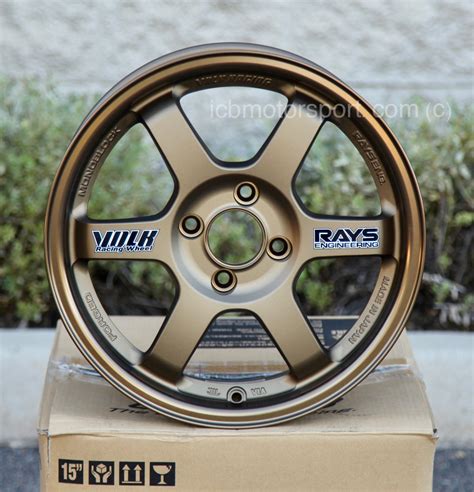 Rays Volk Racing Te Wheels X X Offset Bronze Sold