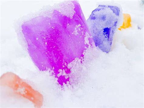 Make Colorful Ice Sculptures With Colored Ice Blocks Fox Farm Home