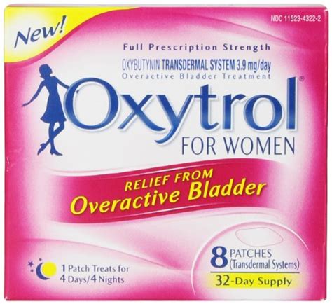 Oxytrol For Women Overactive Bladder Transdermal Patch 8 Count Buy Online In Uae Hpc