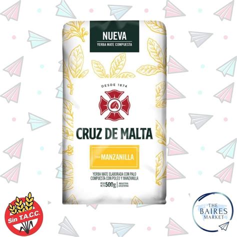 Yerba Mate Manzanilla Cruz De Malta G Lb