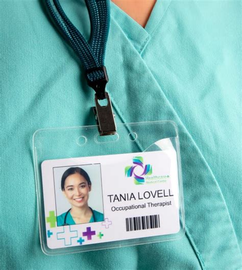 healthcare wellness  badge id solutions imprint