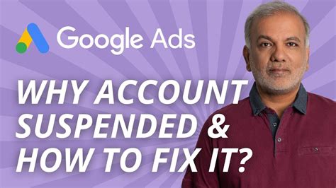 Google Ads Account Suspension Why Google Ads Account Suspended How