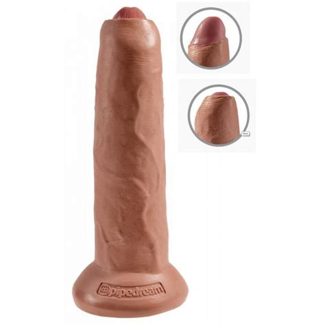 Dildo Fallo Realistico Vaginale Con Ventosa King Cock Uncut Cock