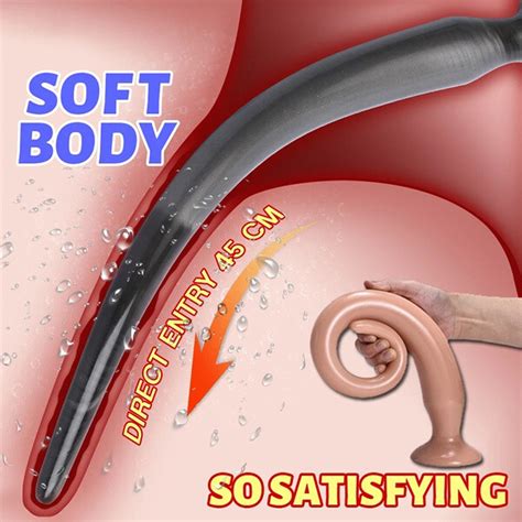 Super Long Butt Plug Huge Flexible Anal Dildo Suction Cup Sex Toys For Men Women EBay