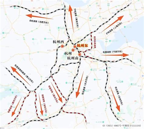 线路图来了 多条高铁在杭州交会凤凰网浙江凤凰网
