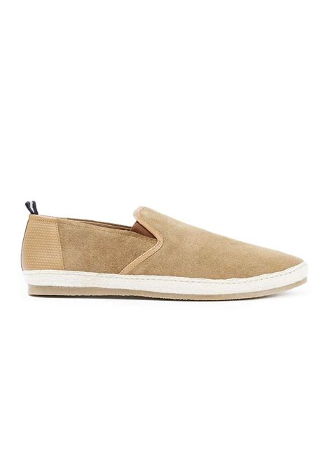 Tan Suede Casual Slip Ons New This Week New In Tan Suede Topman Suede