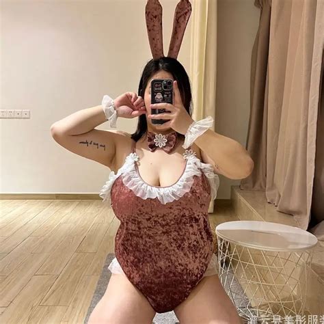 Plus Size Lingerie For Women Full Body Sexy Anime Bunny Costume Bunnygirl Bodysuit Roleplay