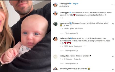 El Tierno Mensaje De Cande Ruggeri A Meses Del Nacimiento De Su Hija