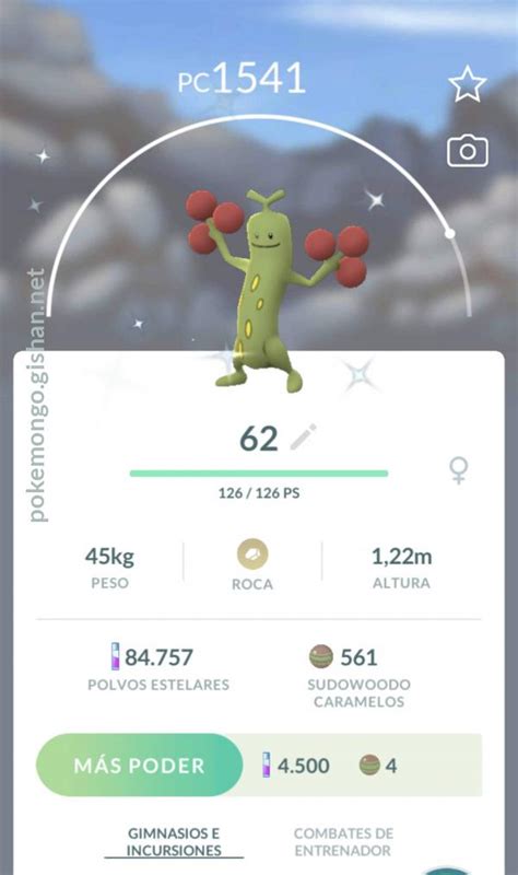 Shiny Sudowoodo - Pokemon Go