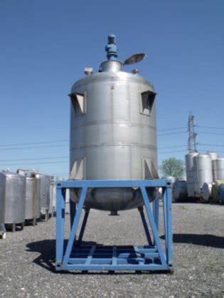 Un 10000 Litre 2200 Gallon Vertical Stainless Steel 316 Tank Vessel