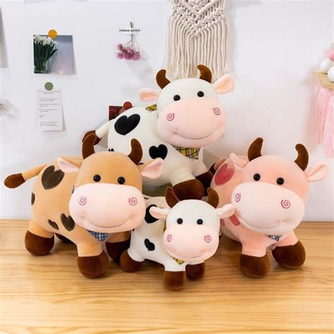 Cow Stuffed Animal Kawaii Cow Plush Cow Plushie | Etsy