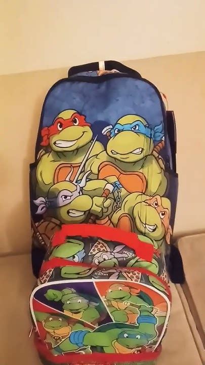 Sprayground Ninja Turtles Backpack And Ninja Turtles Lunch Box Youtube