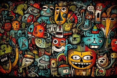 Doodles Graffiti Background Graphic By Forhadx5 · Creative Fabrica