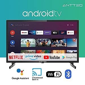 Antteq Ag N C Android Smart Tv Pouces Cm Avec Adaptateur De