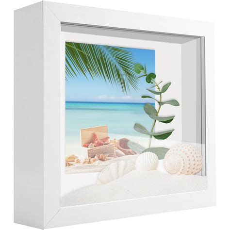 Amazon Sunmeg Small Shadow Box Frame X Wood With Plexiglass