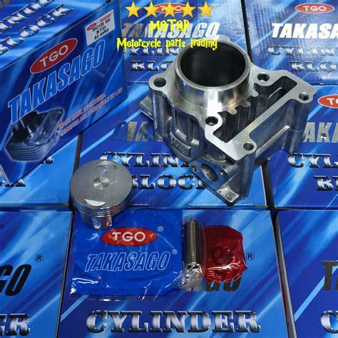 TAKASAGO CYLINDER BLOCK W PISTON KIT STD 52 4MM FOR MIO 125 MX Lazada PH