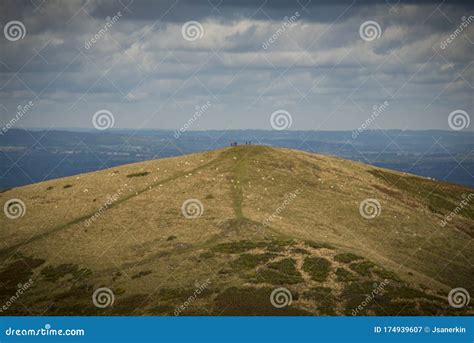 Malvern Hills and Views Malvern Worcestershire. Stock Image - Image of ...