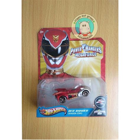 Jual Hot Wheels Hotwheels Power Rangers Megaforce Red Ranger Dragon Zord Shopee Indonesia