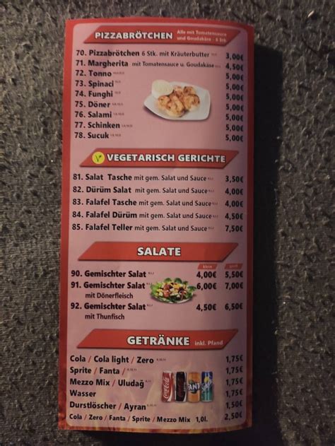 Speisekarte Von Antep D Ner Pub Bar Gelsenkirchen