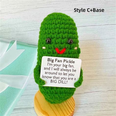 Emotional Support Picklepositive Picklebig Fan Picklehandmade