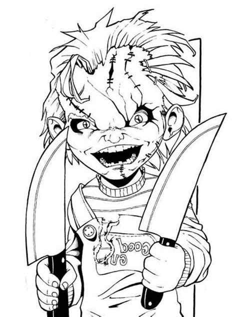 Chucky Parado Para Colorir Imprimir E Desenhar Colorirme Porn Sex Picture