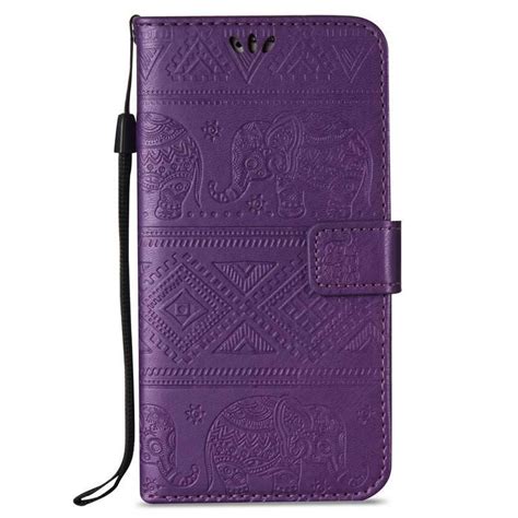 Buy Multifunctional Elephants Embossed Leather Flip Card Wallet Holder